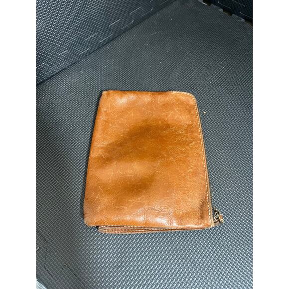 Patricia Nash CASSINI BURNISHED TOOLED Wristlet Brown Leather Bag Purse Boho - Picture 3 of 9